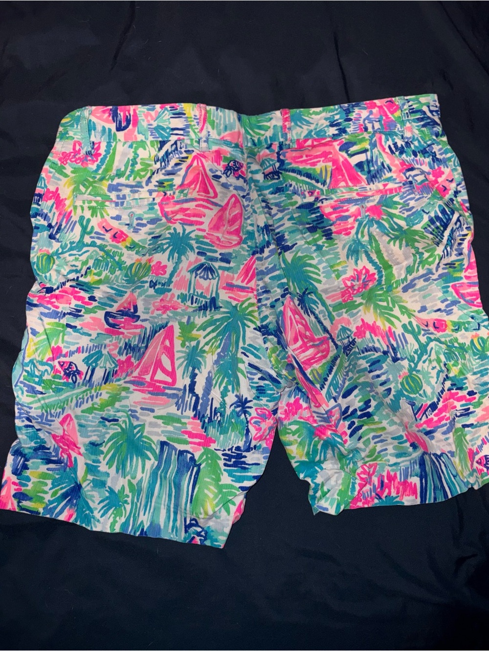Lilly Pulitzer Multicolor Tropical Print Men’s Shorts - Pink, Blue, Green